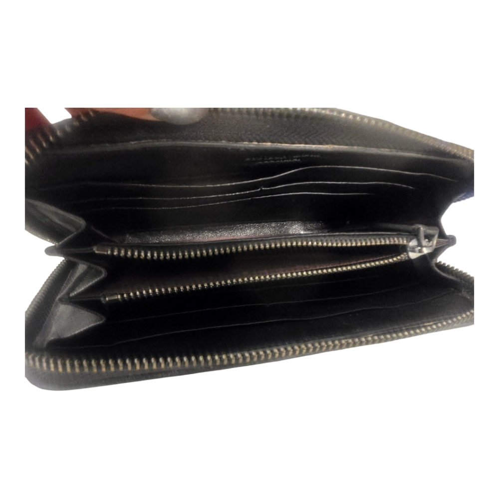 Bottega Veneta Black Intrecciato Leather Wallet - Picture 9 of 13